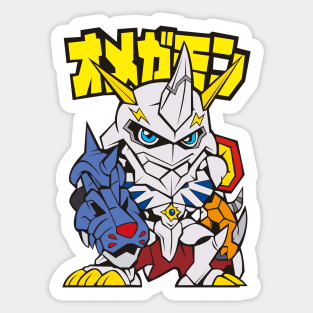 digimon chibi omnimon Sticker